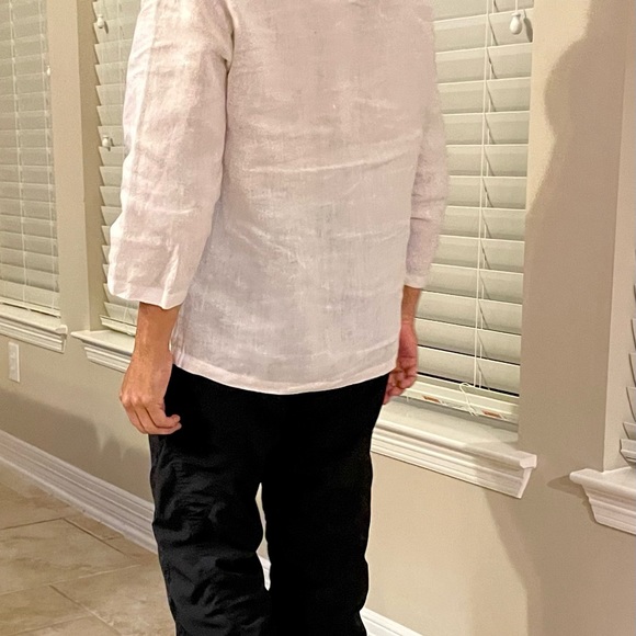 The Company Store Linen Blouse - Picture 4 of 16